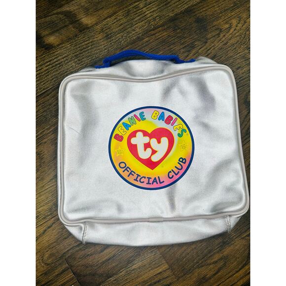 TY BEANIE BABY CLUB EMPTY Pack Just Silver Beanie Baby Container - Picture 1 of 6